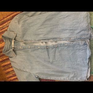 Final Sale❗️Zara Oversized Jean Shirt